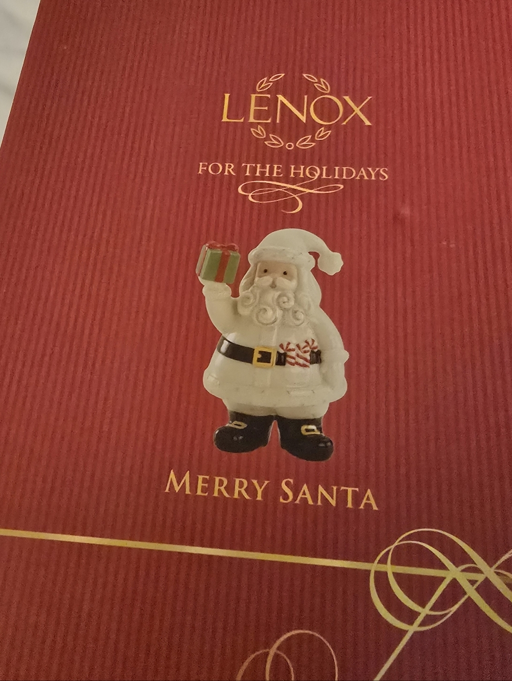Lenox Merry Santa Figurine
